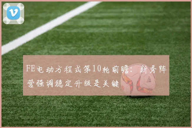 FE电动方程式第10轮前瞻：新秀阵营强调稳定升级是关键